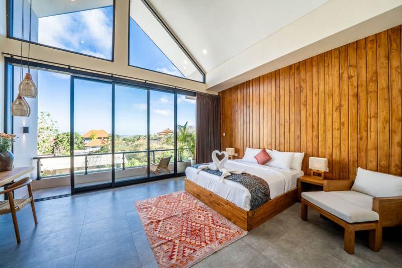 Brand New Modern Minimalist Leasehold Seaview Villa in Kutuh Nusa Dua Bali - [5]