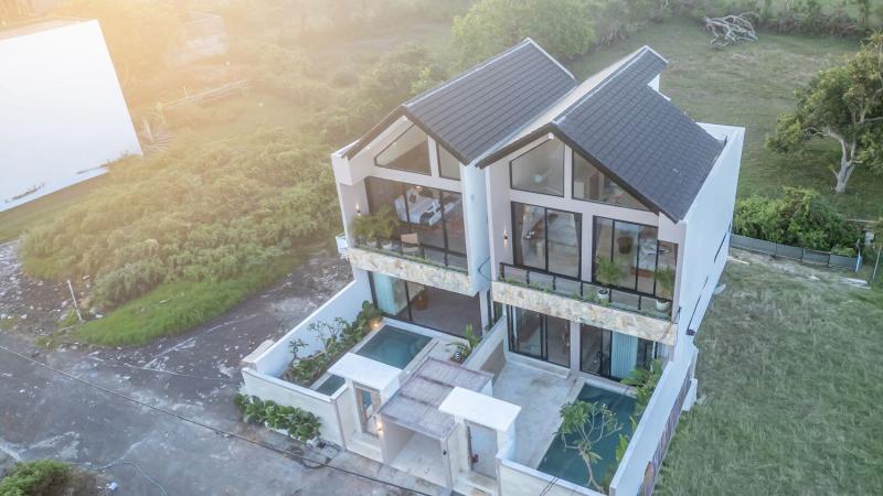 Brand New Modern Minimalist Leasehold Seaview Villa in Kutuh Nusa Dua Bali - [8]