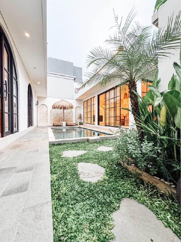 Modern Newly Built Villa in Berawa Canggu Offering 3 Bedrooms and Private Pool for Yearly Rent - [3]