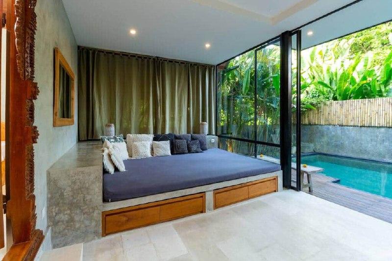 A Cozy Rustic Villa With A Tropical Garden And Private Pool In Pererenan Bali Is Available For Rent - [3]
