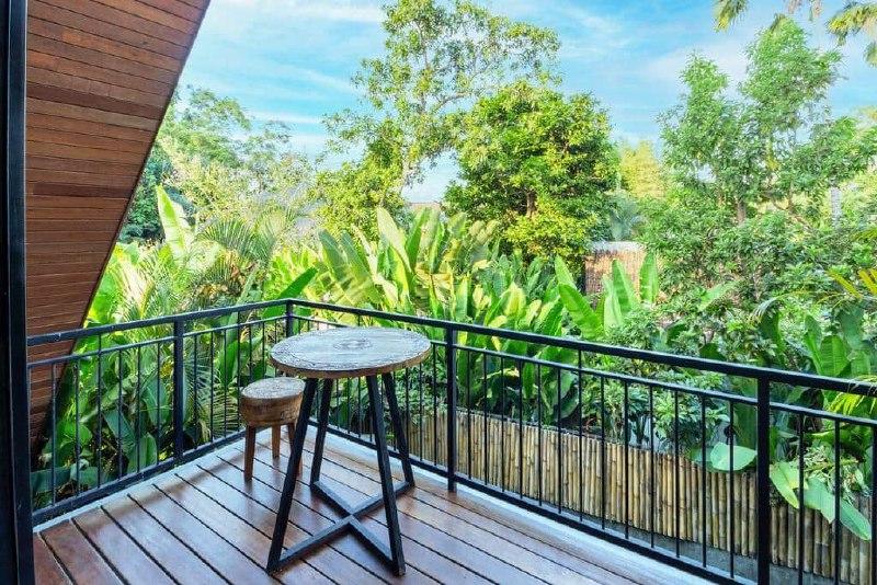 A Cozy Rustic Villa With A Tropical Garden And Private Pool In Pererenan Bali Is Available For Rent - [8]