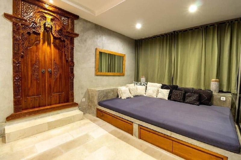 A Cozy Rustic Villa With A Tropical Garden And Private Pool In Pererenan Bali Is Available For Rent - [9]