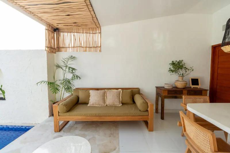 Bohemian Modern 2 Bedroom Villa for Rent in Padonan Canggu with Private Pool - [3]