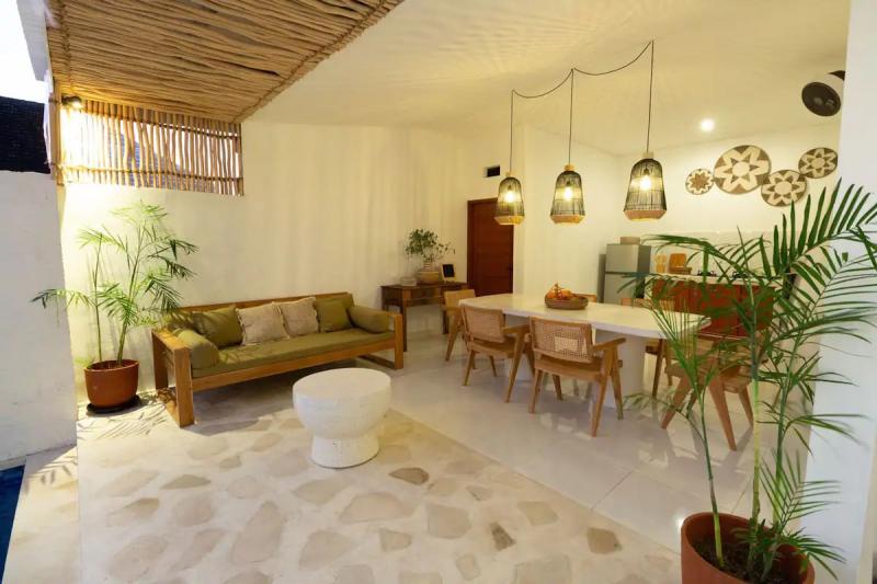 Bohemian Modern 2 Bedroom Villa for Rent in Padonan Canggu with Private Pool - [9]